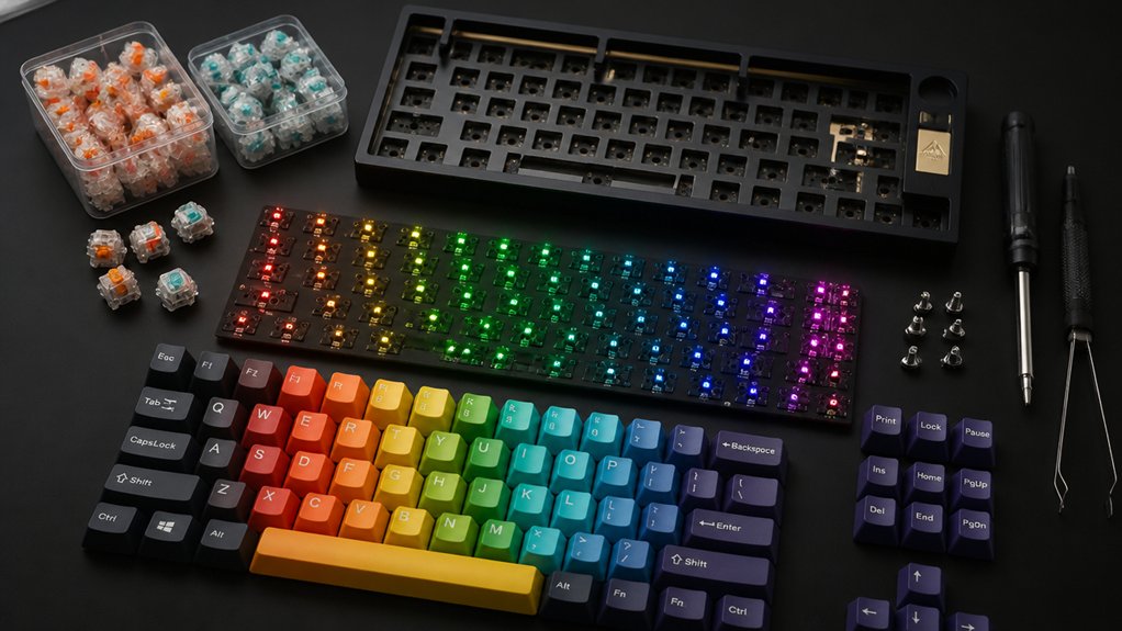 assemble rgb mechanical keyboard