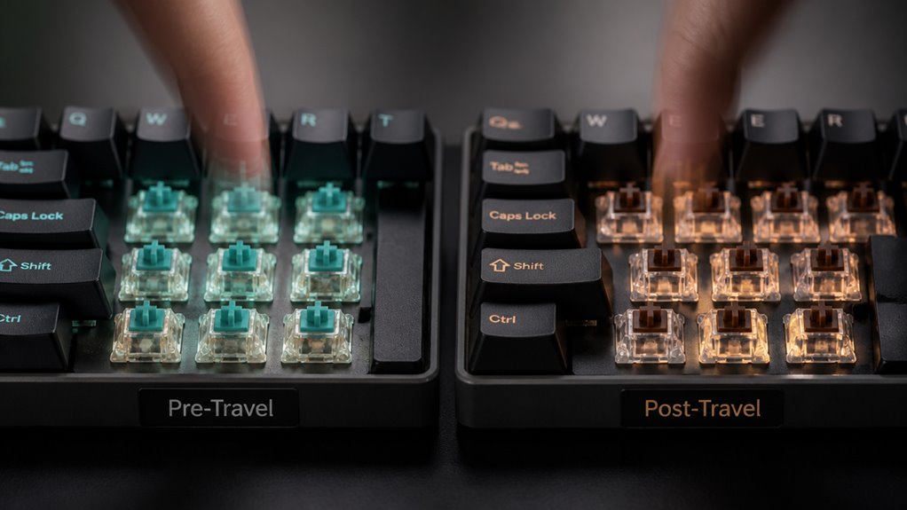 balanced key travel lengths