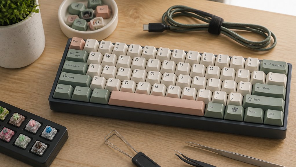compact customizable mechanical keyboard