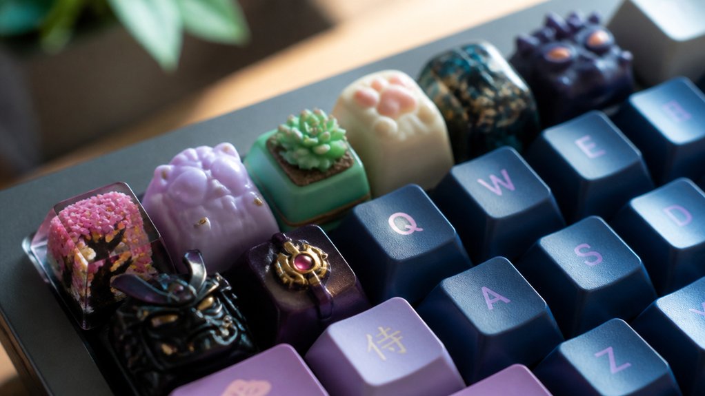 custom keycaps enhance personalization