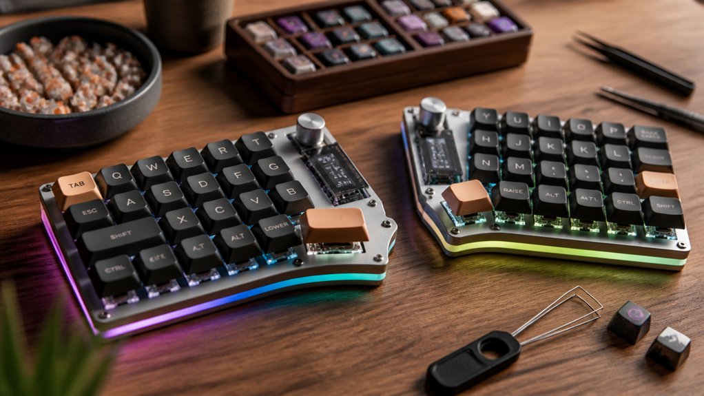 customizable durable ergonomic keyboards