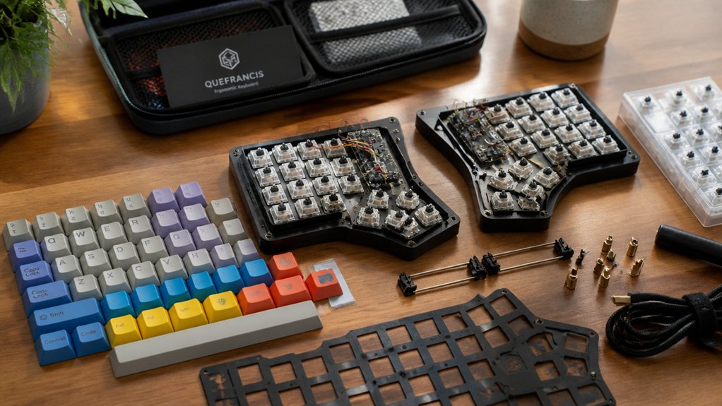 customizable ergonomic mechanical keyboard