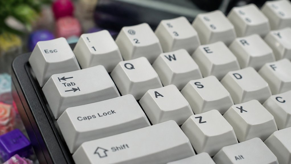 durable smooth plastic keycaps