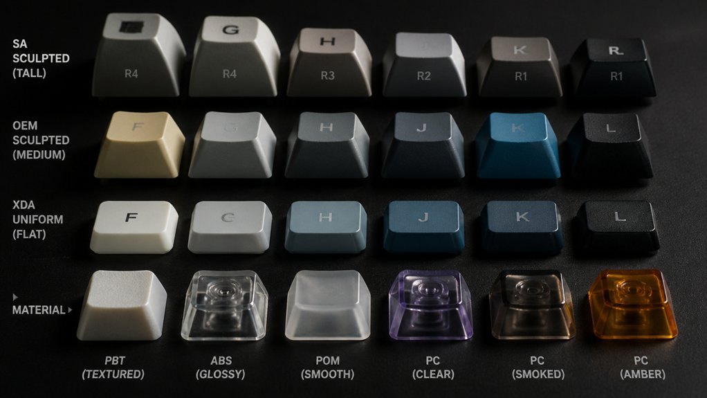 keycap materials shape sound