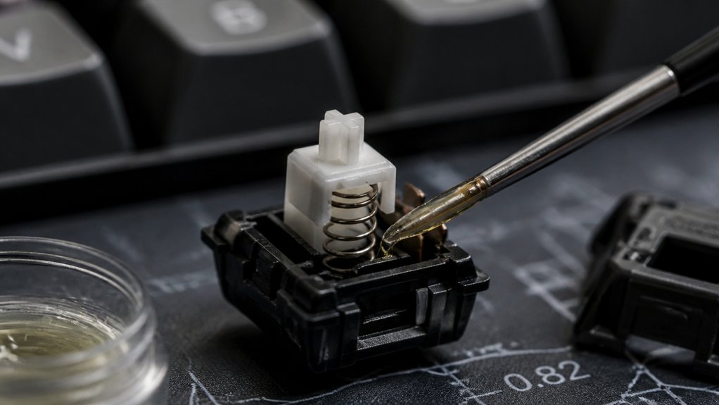 lubricate switches for smoothness