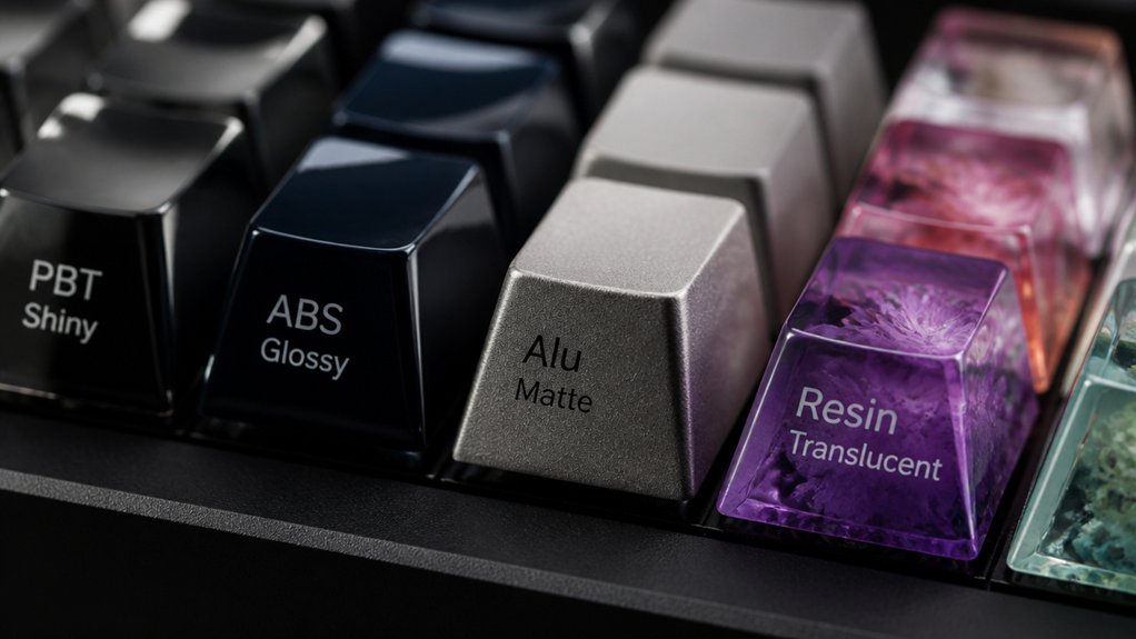material influences keyboard sound