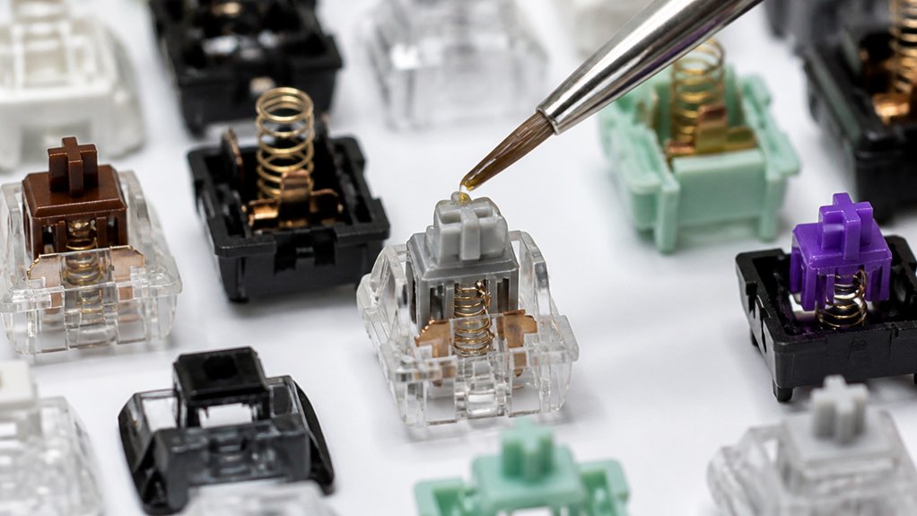 mechanical keyboard switch lubrication