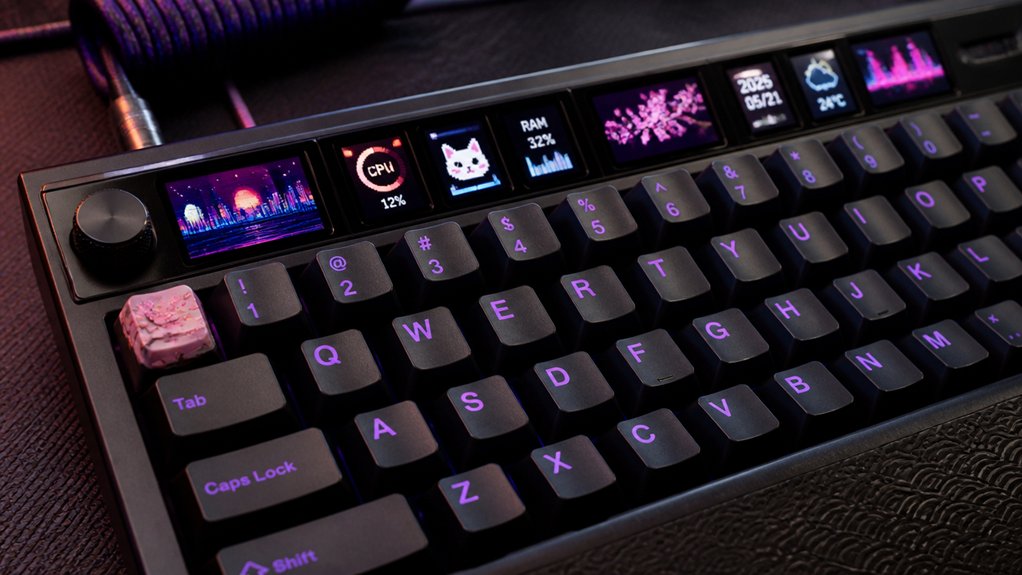 real time visual keyboard feedback