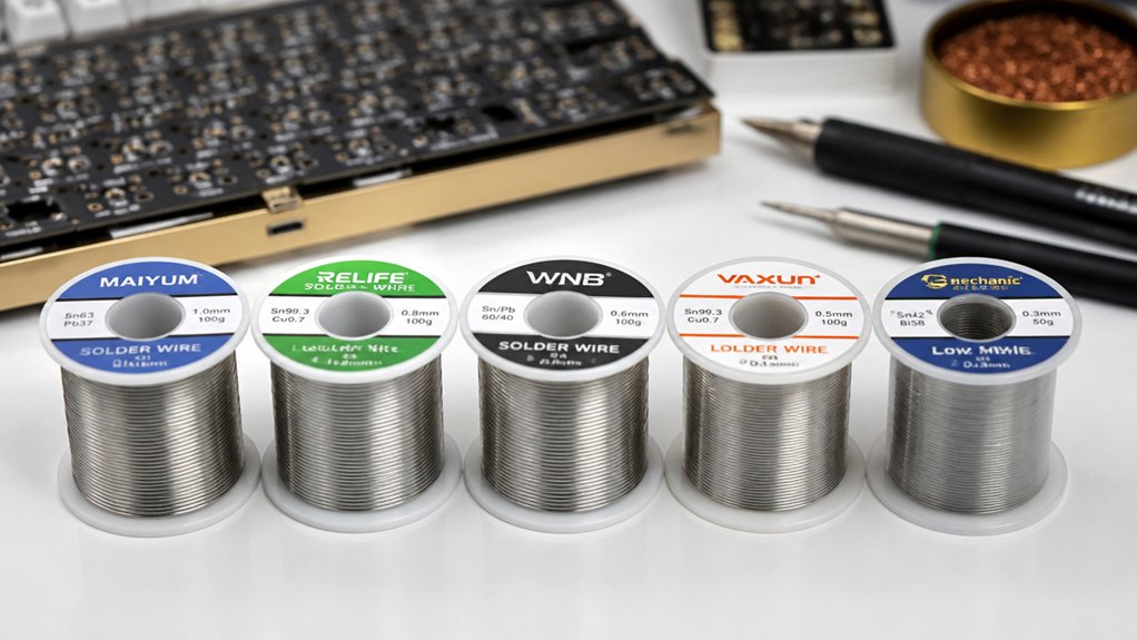top keyboard solder wire