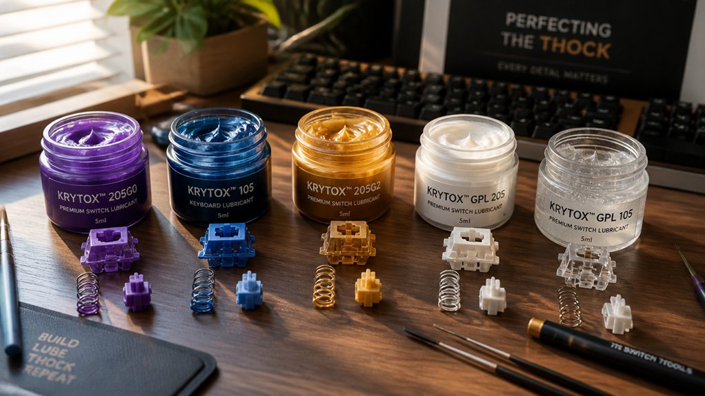 top keyboard switch lubricants