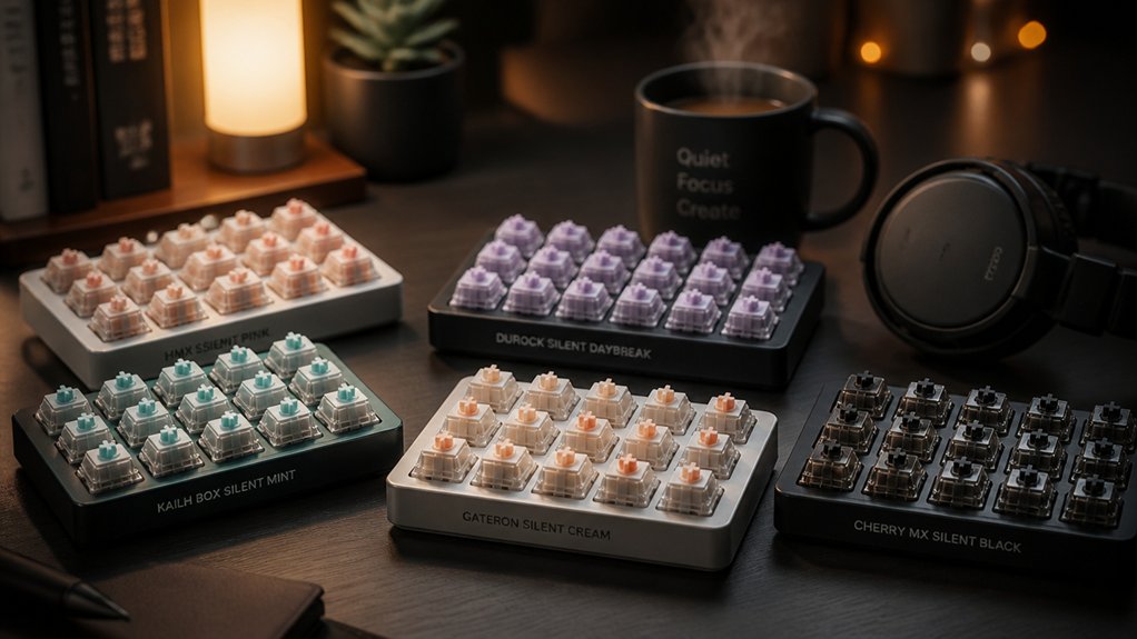 5 Best Silent Keyboard Switches for Office and Night Typing in 2026