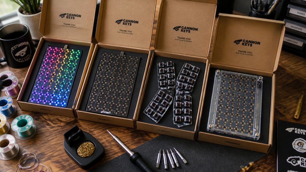 top soldering keyboard kits