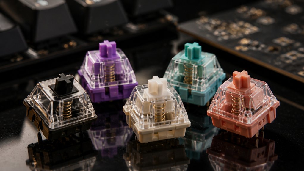 top tactile keyboard switches