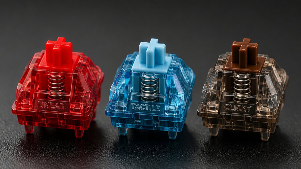 varied tactile and feedback