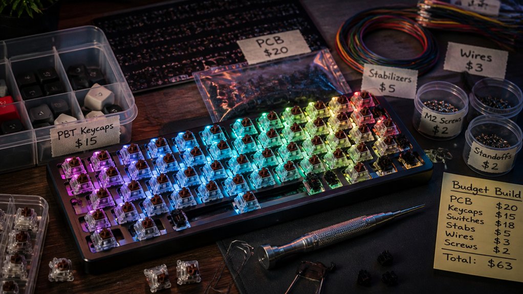 affordable mechanical keyboard components