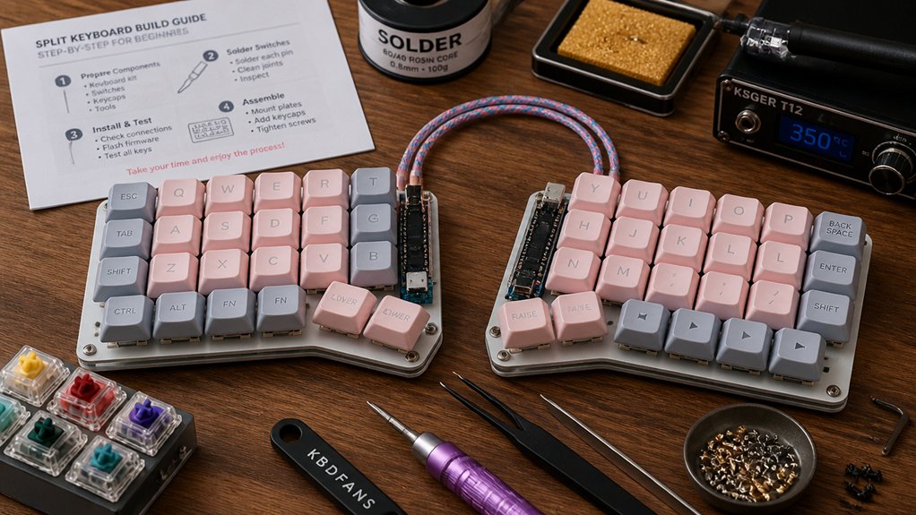 beginner tips split keyboards