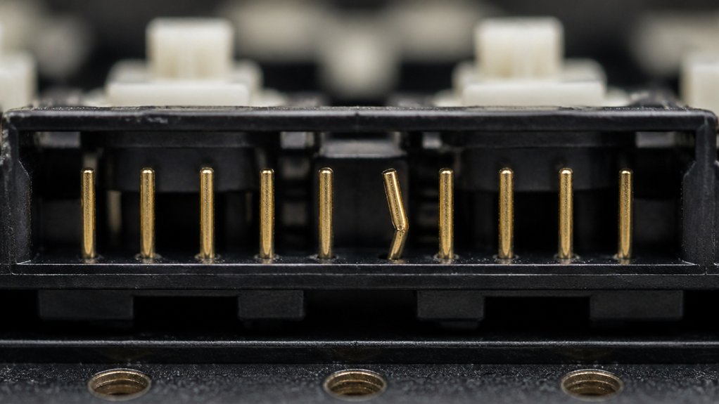 bent switch pins malfunction