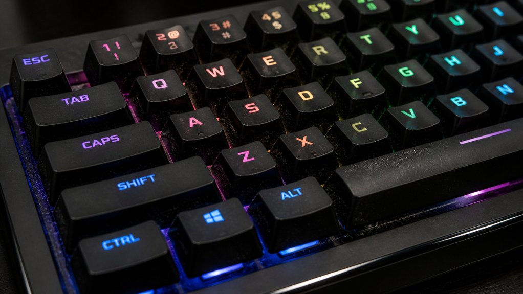 clean keyboard every few days