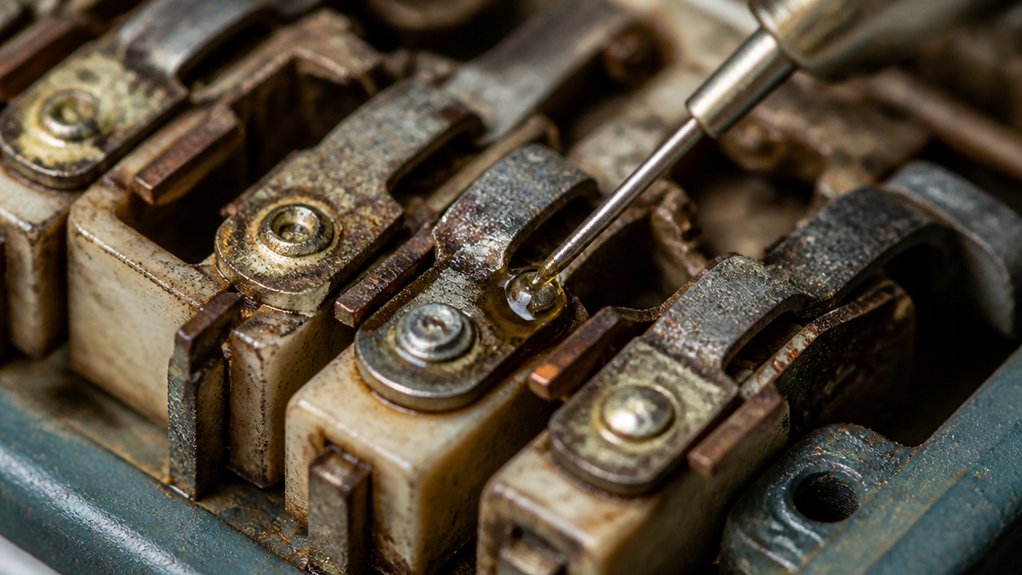 clean lubricate avoid sticky residues