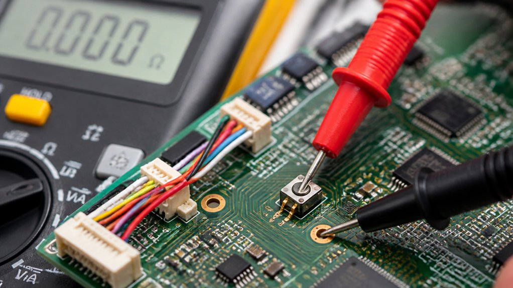 continuity testing keyboard wiring