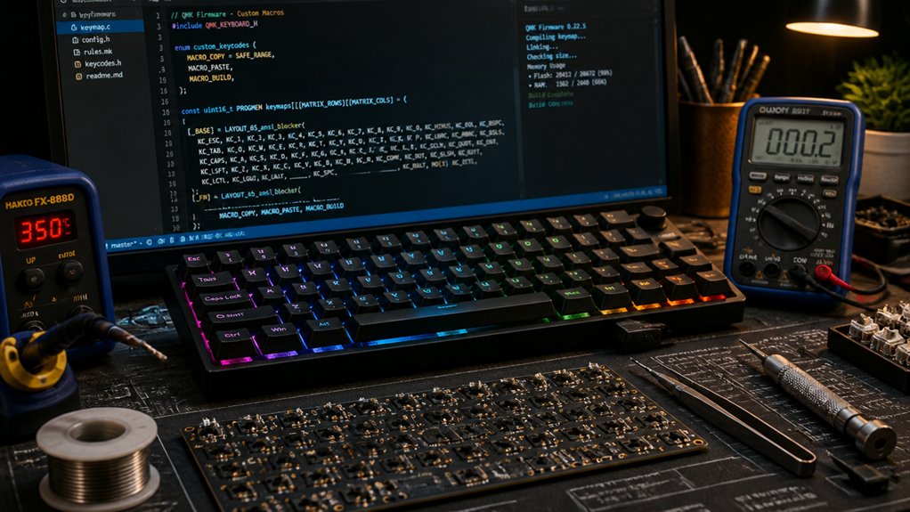 creating macros using qmk