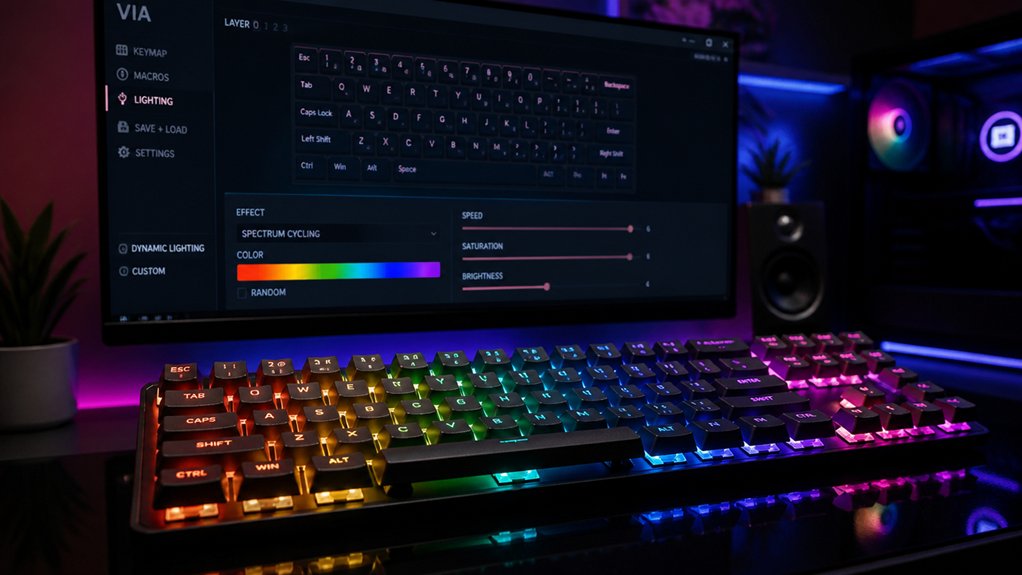 custom rgb keyboard lighting