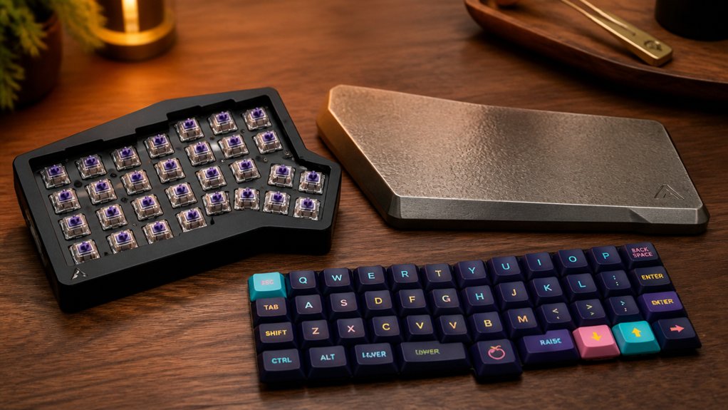 custom split keyboard components