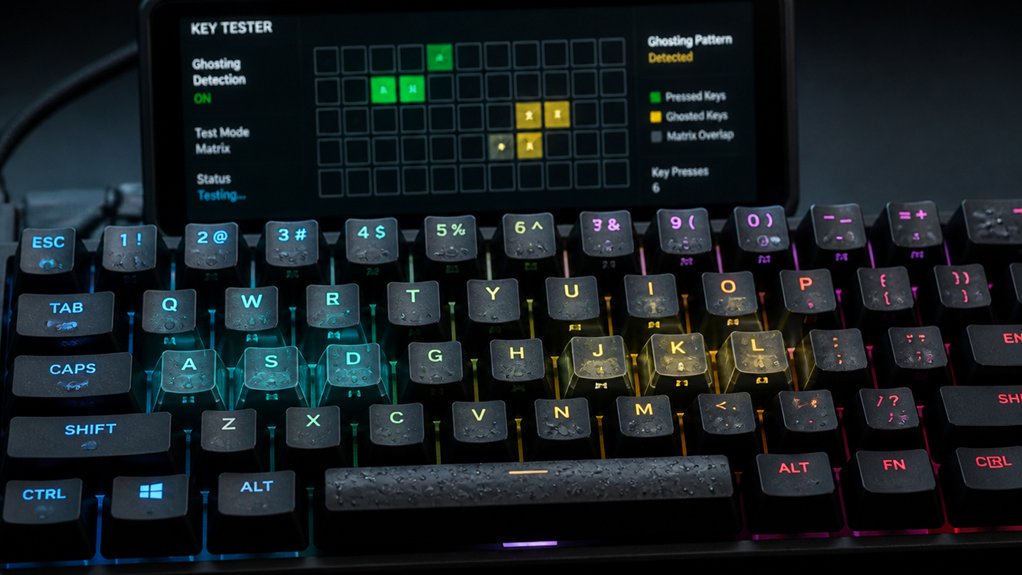 detecting keyboard ghosting issues