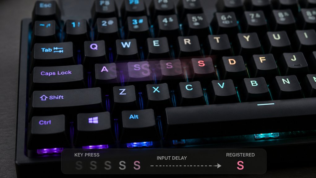 detecting keyboard input lag