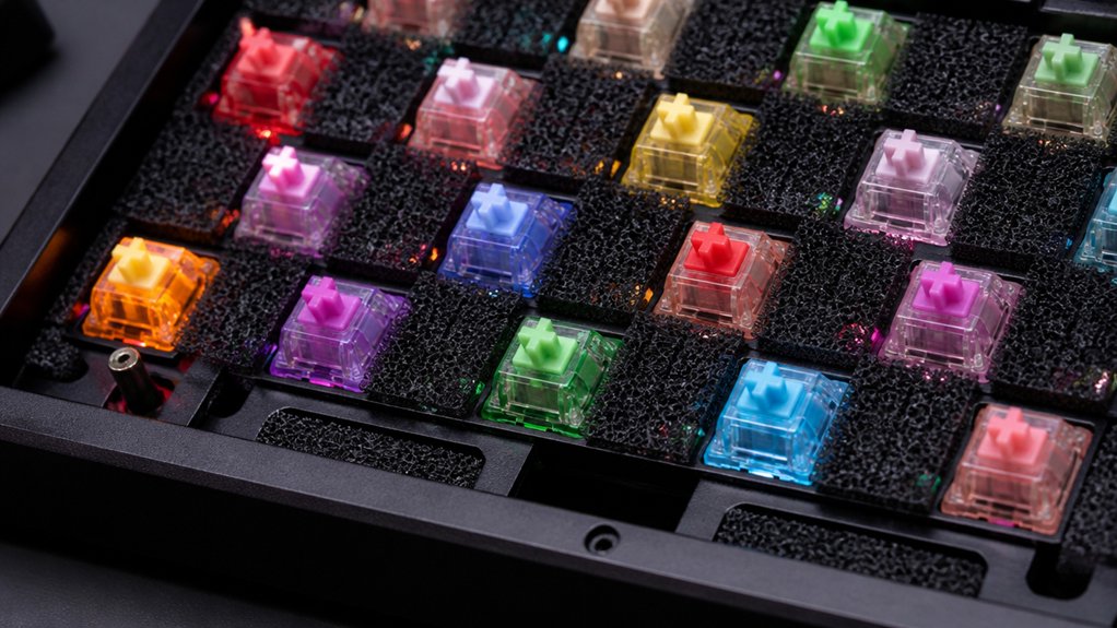 diy keyboard foam installation