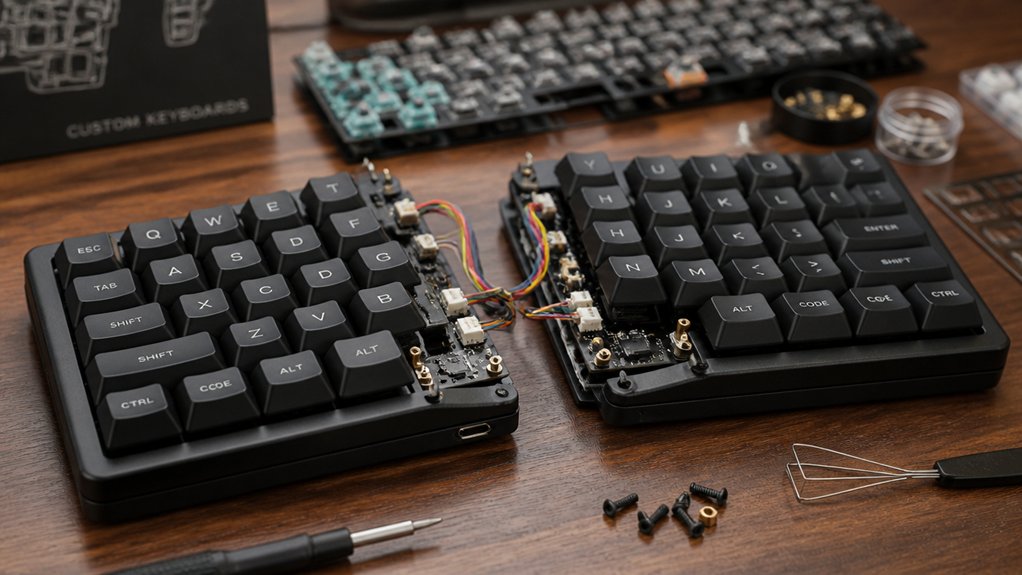 diy vs ready made split keyboards