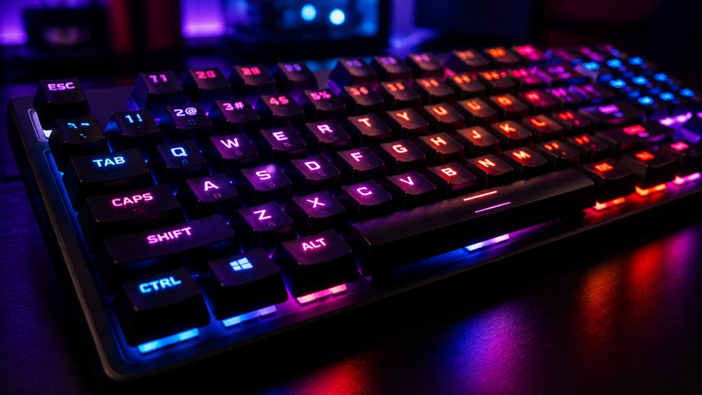 dynamic customizable key lighting
