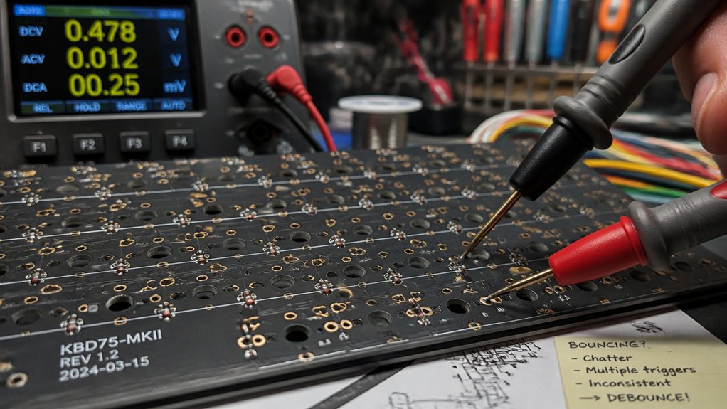effective keyboard signal debouncing