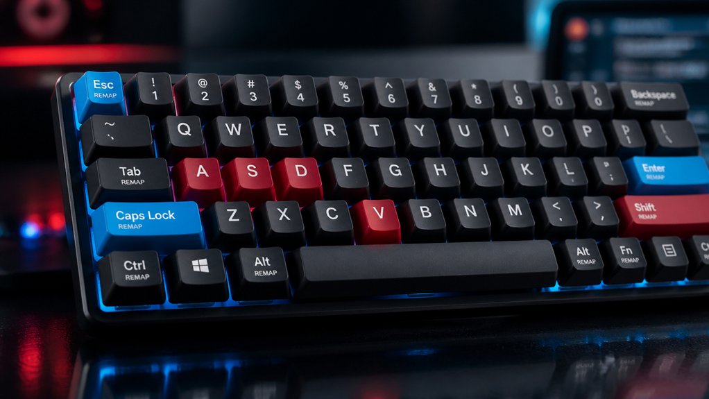 efficient via key remapping