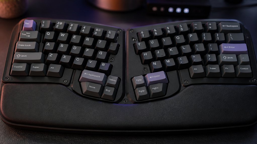 ergonomic keyboard setup pain