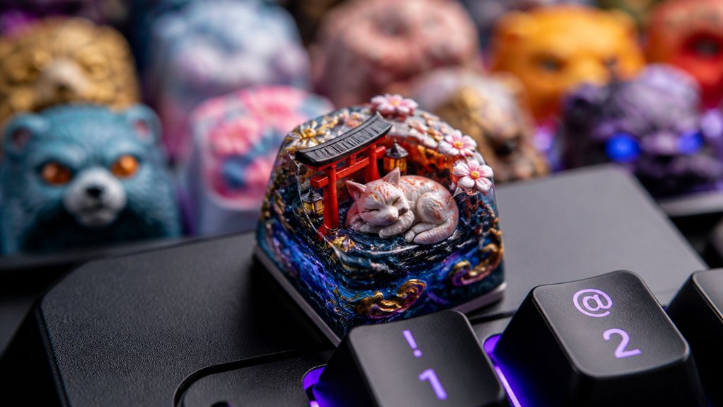 exclusive handcrafted keycap compatibility
