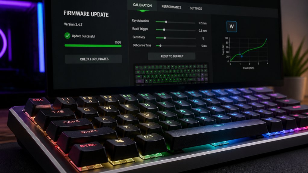 firmware updates enhance keyboard calibration