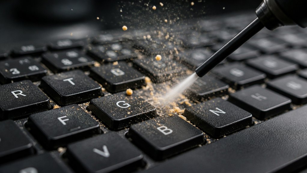 gentle detailed keyboard cleaning