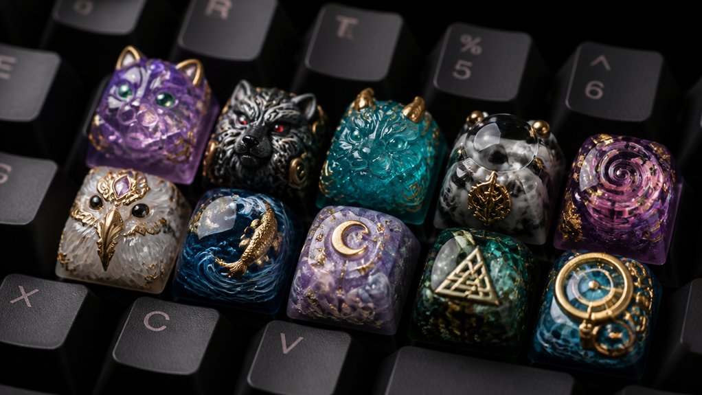 handcrafted unique keyboard enhancements