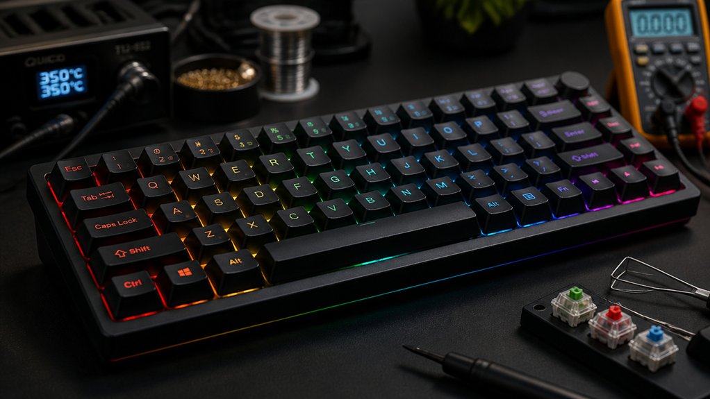 initial keyboard functionality verification