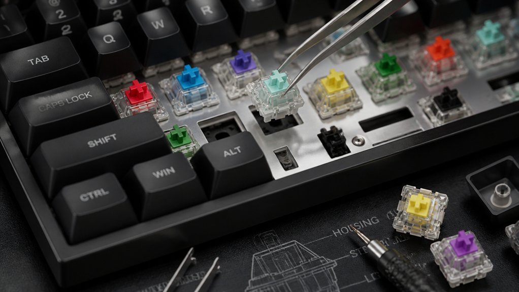 installing mechanical keyboard switches