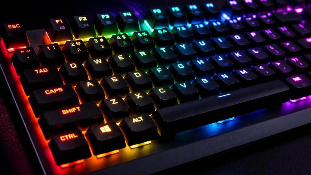 interactive customizable keyboard lighting