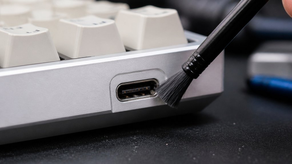 keep usb connectors clean