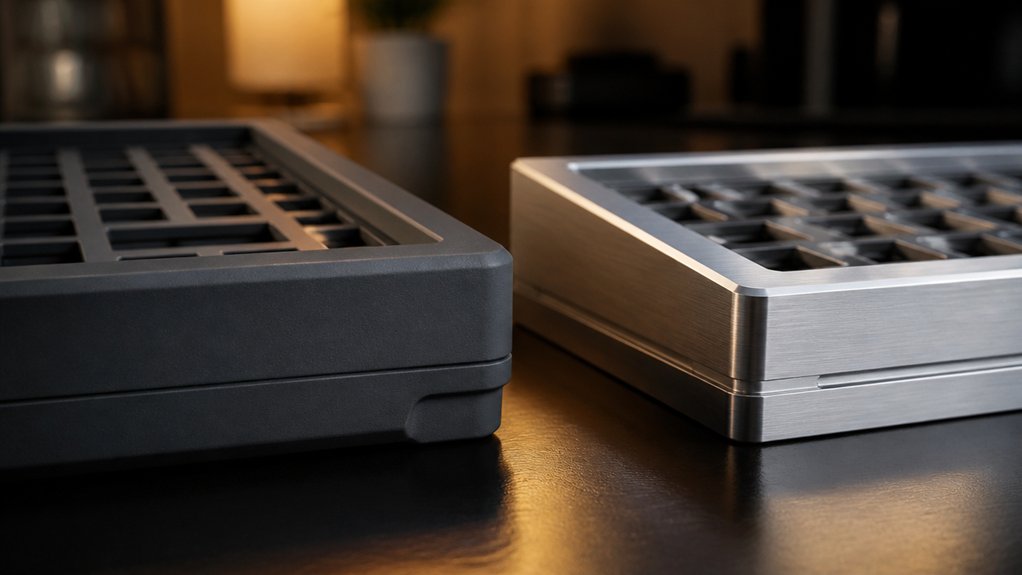 keyboard design minimizes noise