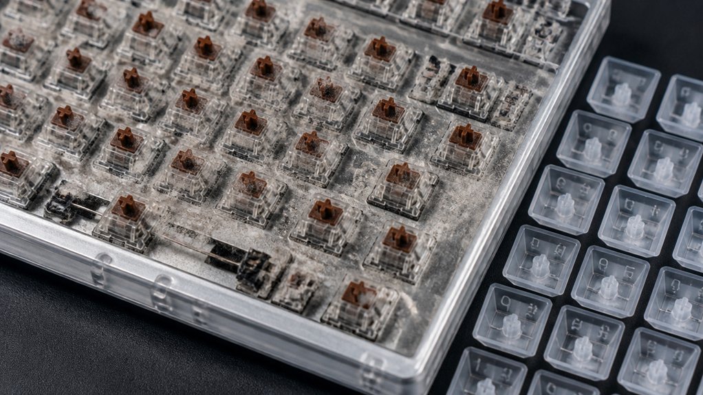 keyboard keycaps dust removal