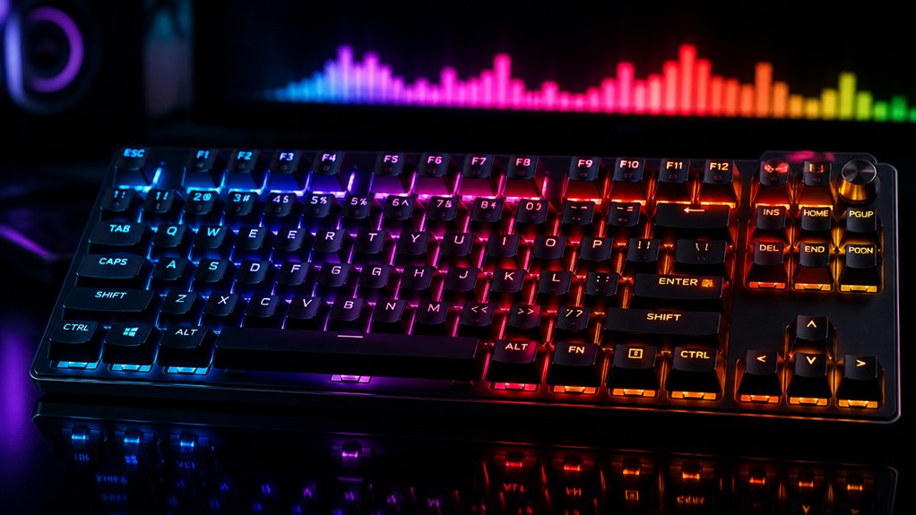 keyboard lighting sync audio