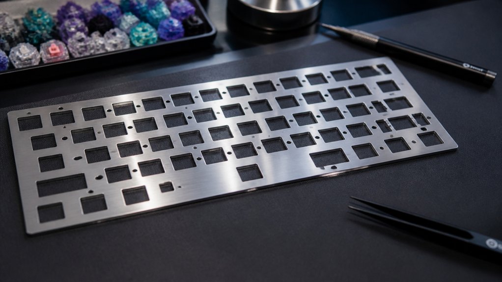 keyboard plate material effects