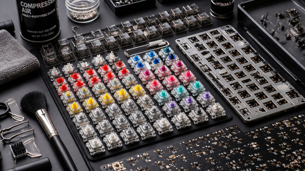 keyboard reassembly and maintenance