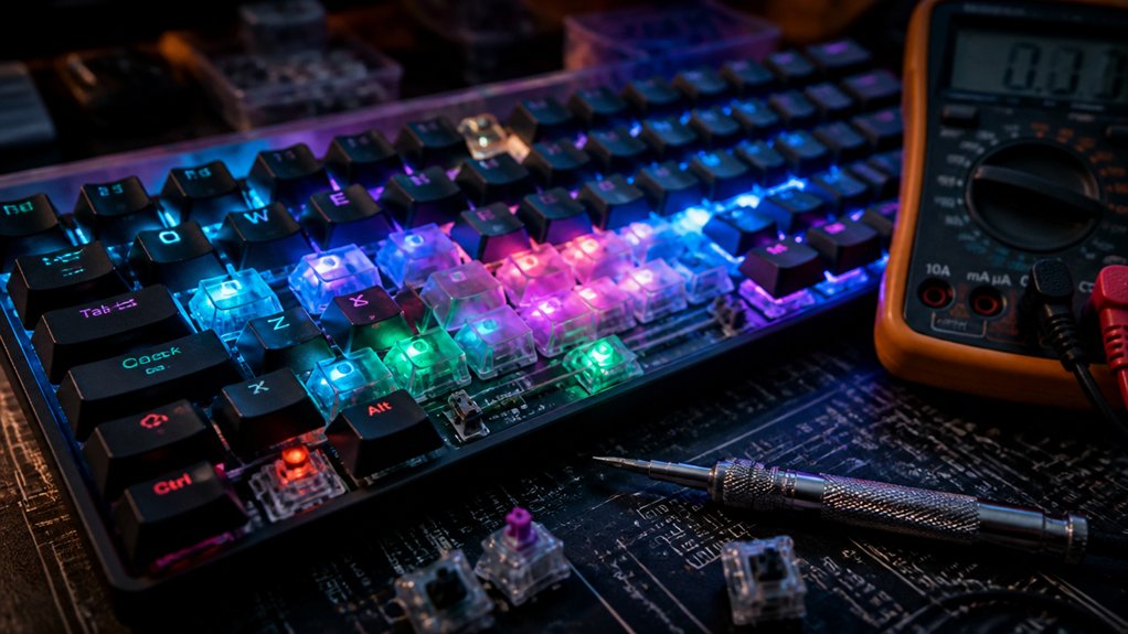 keyboard rgb connection troubleshooting