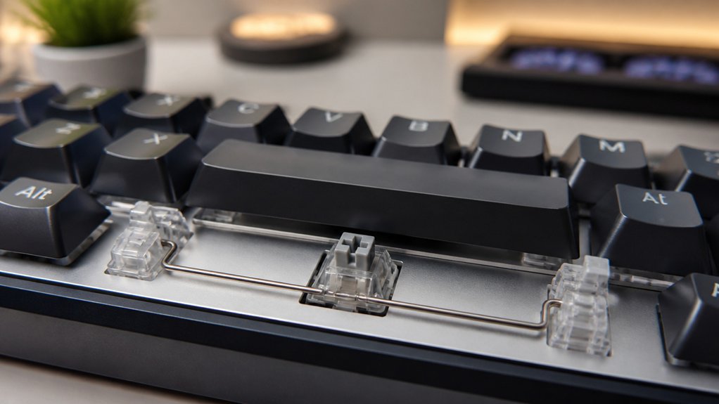 keyboard stabilizers ensure smoothness